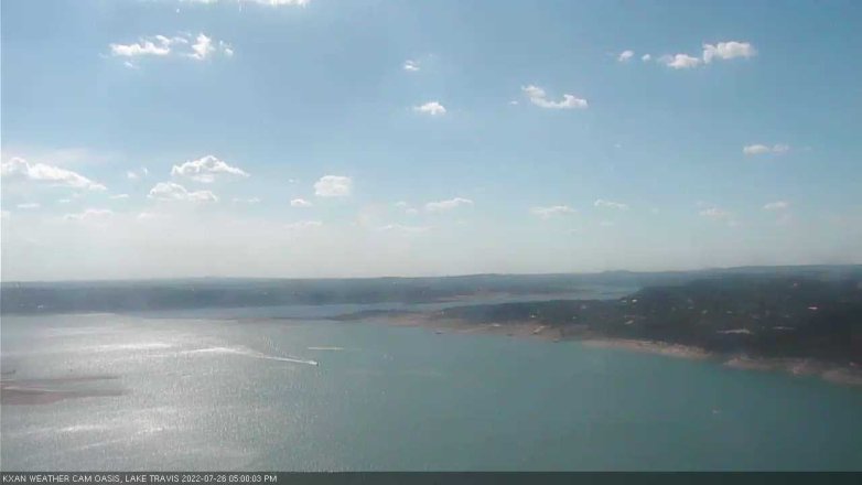 Lake Travis webcam, July 26, 2022 5:00 PM CT