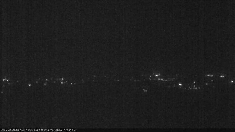 Lake Travis webcam, July 26, 2022 10:25 PM CT