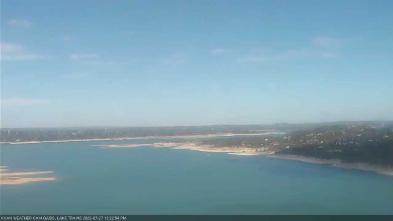 Lake Travis webcam, July 27, 2022 12:25 PM CT