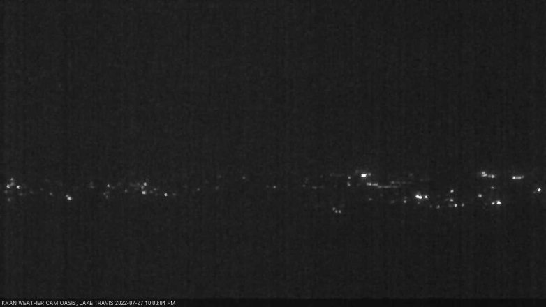 Lake Travis webcam, July 27, 2022 10:00 PM CT