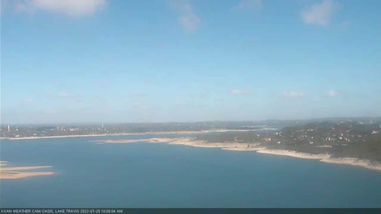Lake Travis webcam, July 28, 2022 10:00 AM CT