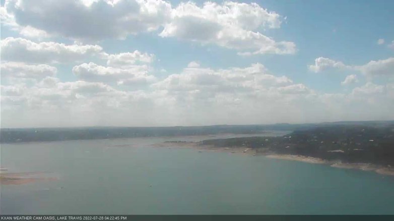 Lake Travis webcam, July 28, 2022 4:25 PM CT