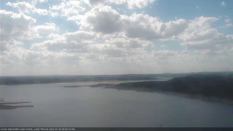 Lake Travis webcam, July 28, 2022 5:00 PM CT