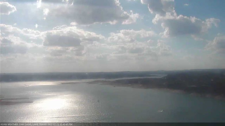 Lake Travis webcam, July 28, 2022 5:45 PM CT