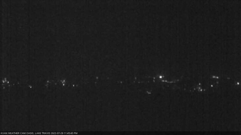 Lake Travis webcam, July 28, 2022 11:45 PM CT