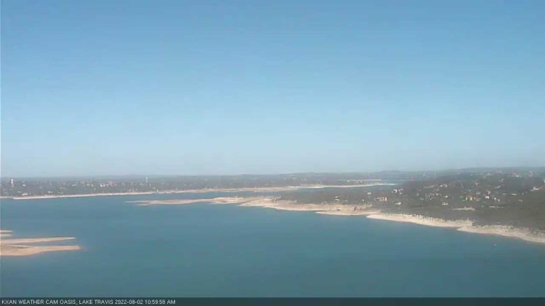 Lake Travis webcam, August 2, 2022 11:00 AM CT