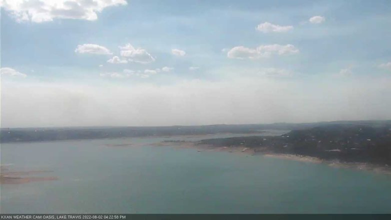 Lake Travis webcam, August 2, 2022 4:25 PM CT