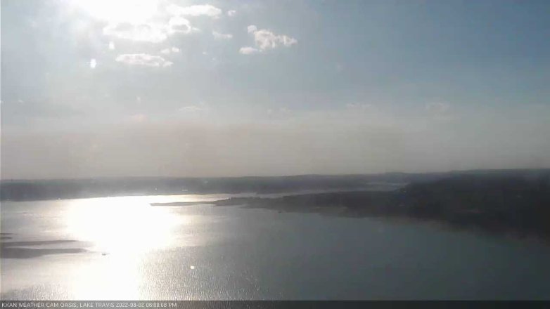 Lake Travis webcam, August 2, 2022 6:00 PM CT