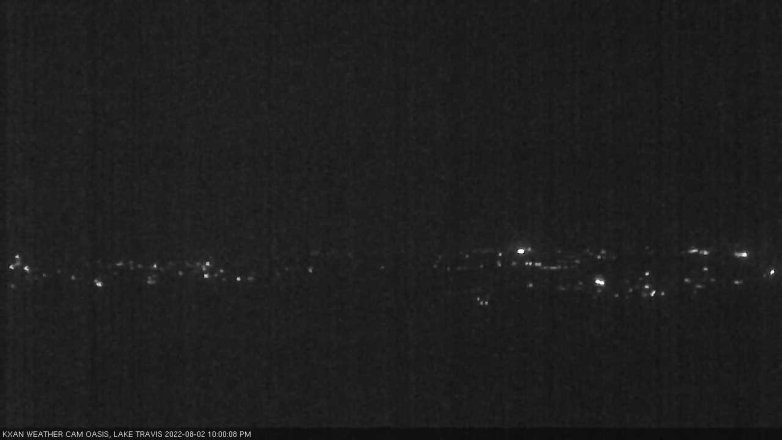 Lake Travis webcam, August 2, 2022 10:00 PM CT