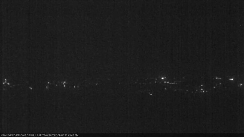 Lake Travis webcam, August 2, 2022 11:45 PM CT