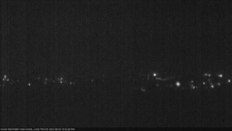 Lake Travis webcam, August 3, 2022 10:25 PM CT