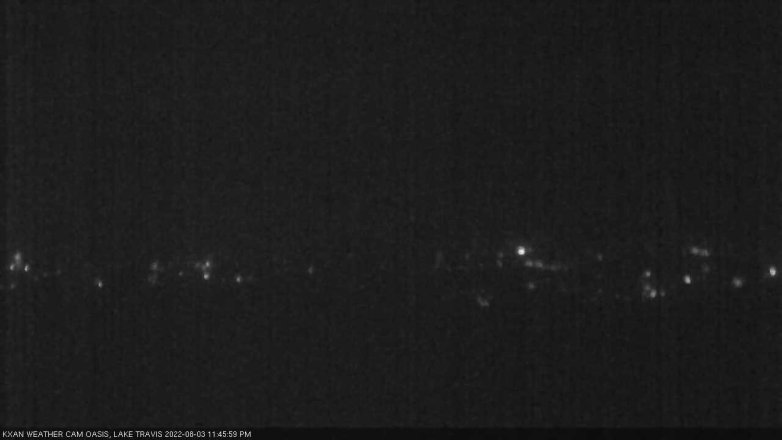 Lake Travis webcam, August 3, 2022 11:45 PM CT