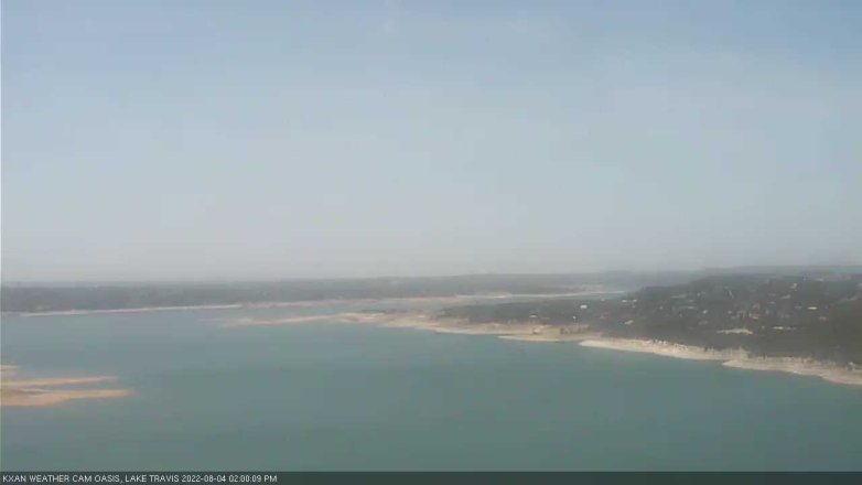Lake Travis webcam, August 4, 2022 2:00 PM CT