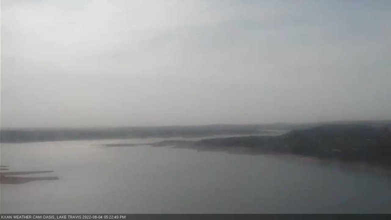 Lake Travis webcam, August 4, 2022 5:25 PM CT