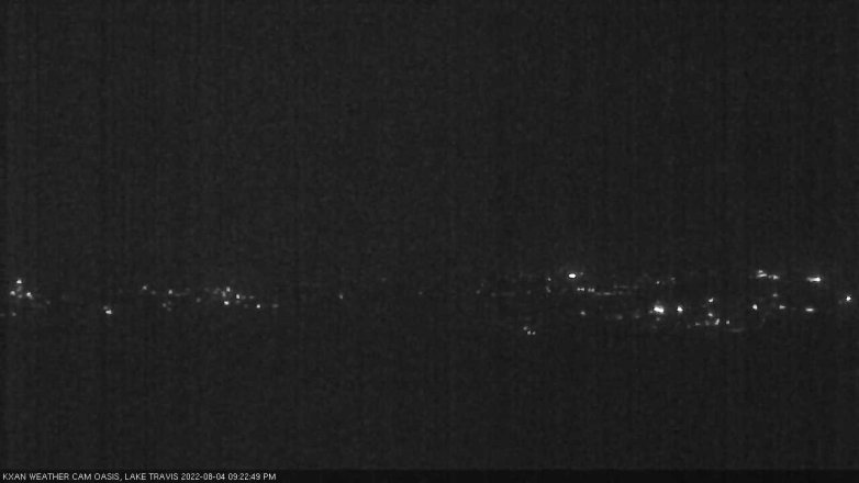 Lake Travis webcam, August 4, 2022 9:25 PM CT