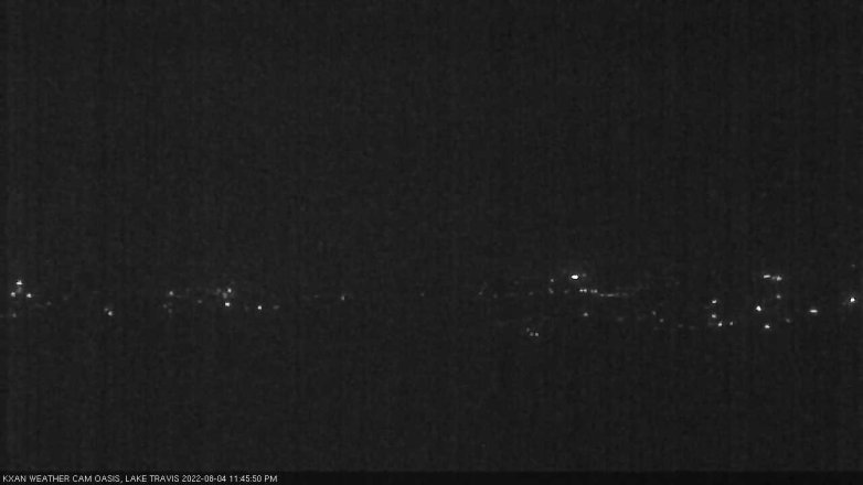 Lake Travis webcam, August 4, 2022 11:45 PM CT