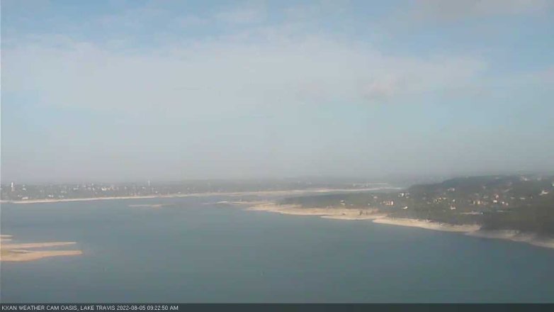 Lake Travis webcam, August 5, 2022 9:25 AM CT