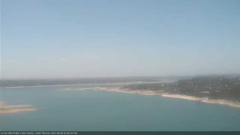 Lake Travis webcam, August 5, 2022 2:00 PM CT
