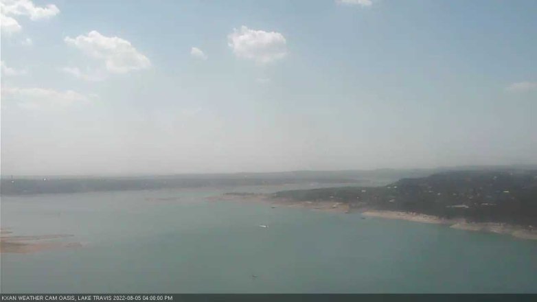 Lake Travis webcam, August 5, 2022 4:00 PM CT