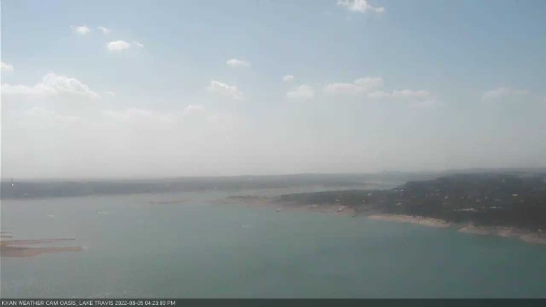 Lake Travis webcam, August 5, 2022 4:25 PM CT