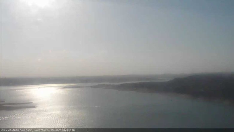 Lake Travis webcam, August 5, 2022 5:45 PM CT