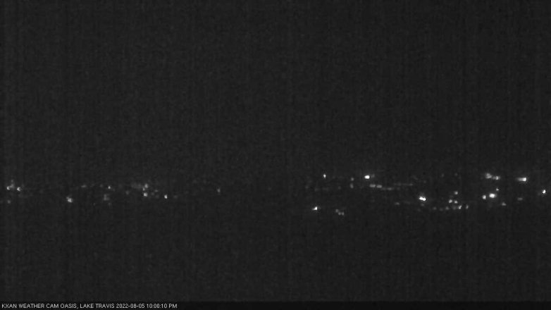 Lake Travis webcam, August 5, 2022 10:00 PM CT
