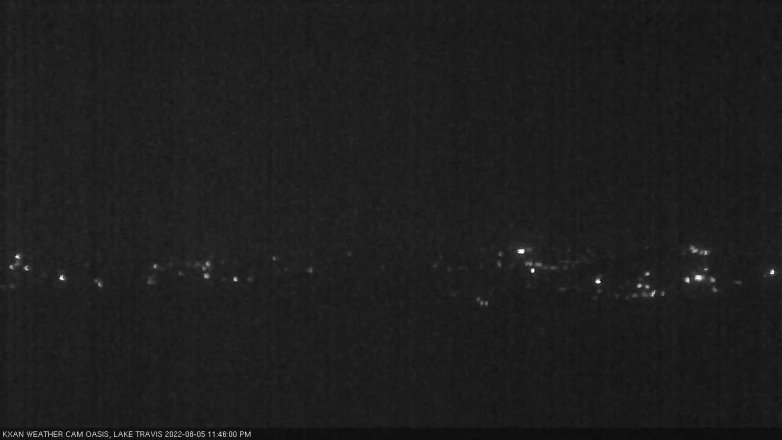 Lake Travis webcam, August 5, 2022 11:45 PM CT