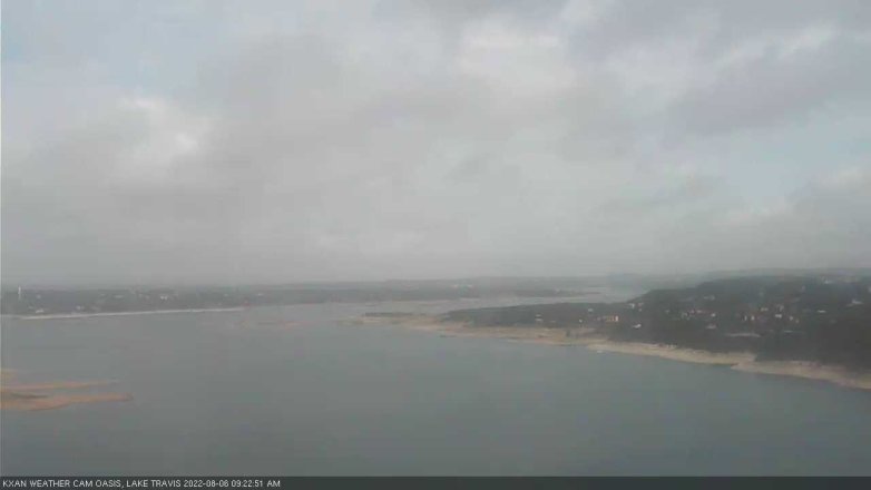 Lake Travis webcam, August 6, 2022 9:25 AM CT