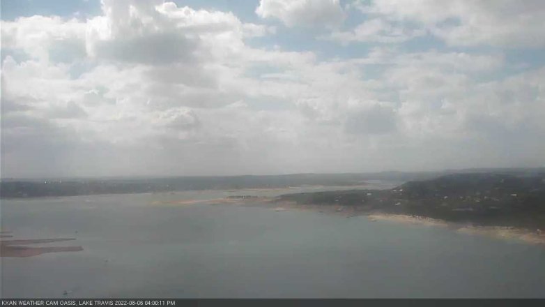 Lake Travis webcam, August 6, 2022 4:00 PM CT