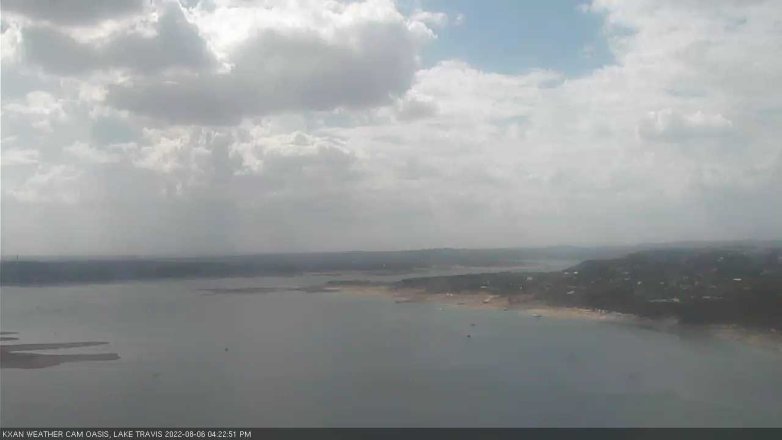 Lake Travis webcam, August 6, 2022 4:25 PM CT