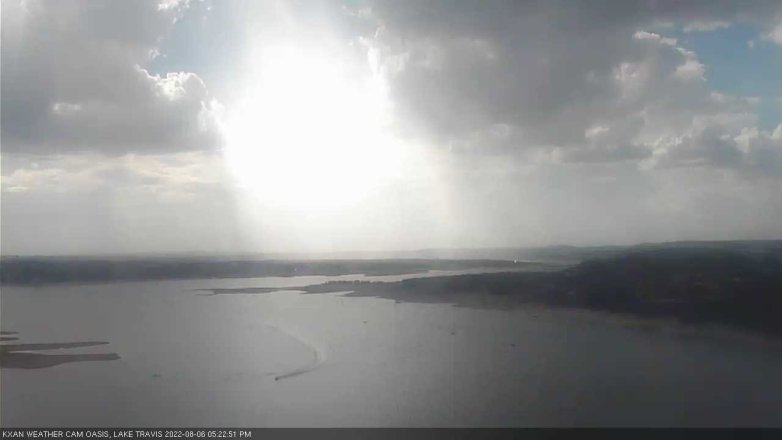 Lake Travis webcam, August 6, 2022 5:25 PM CT
