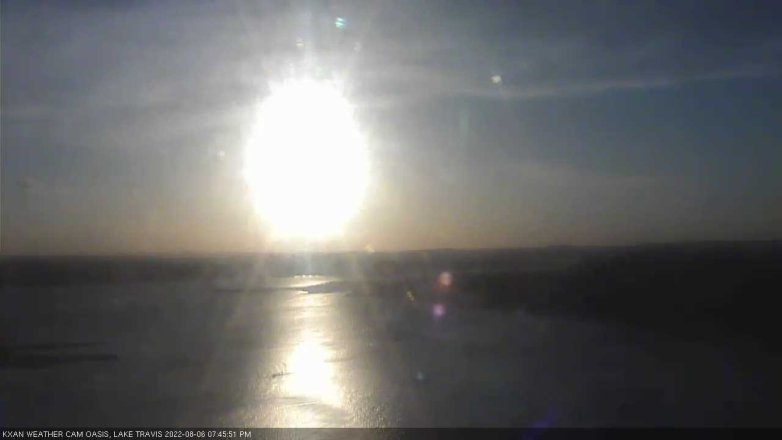 Lake Travis webcam, August 6, 2022 7:45 PM CT