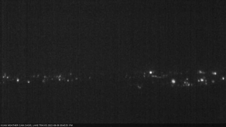 Lake Travis webcam, August 6, 2022 9:45 PM CT