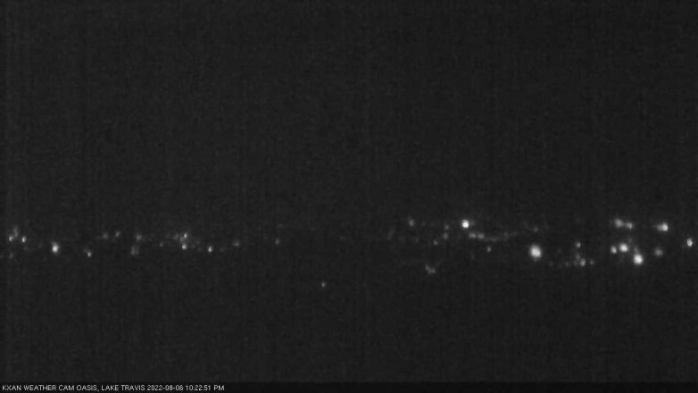 Lake Travis webcam, August 6, 2022 10:25 PM CT