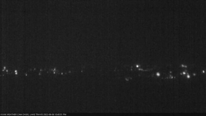 Lake Travis webcam, August 6, 2022 10:45 PM CT