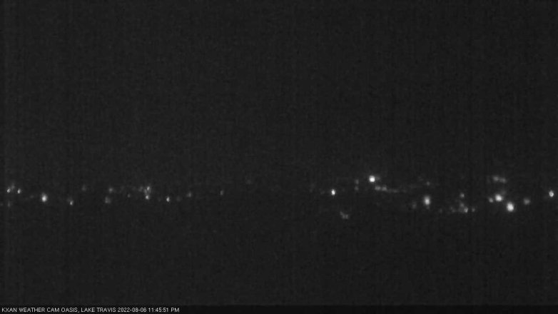 Lake Travis webcam, August 6, 2022 11:45 PM CT