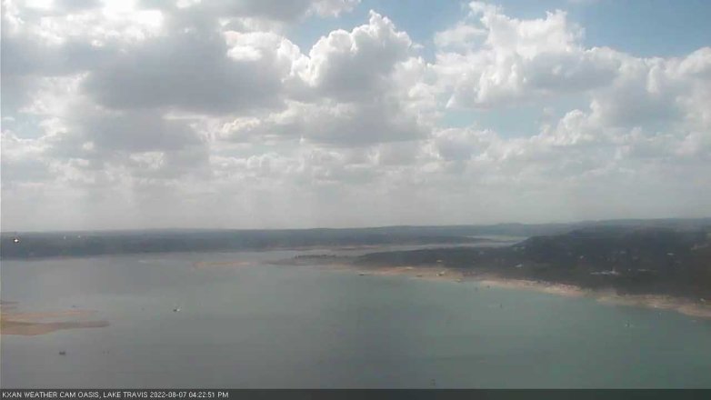 Lake Travis webcam, August 7, 2022 4:25 PM CT