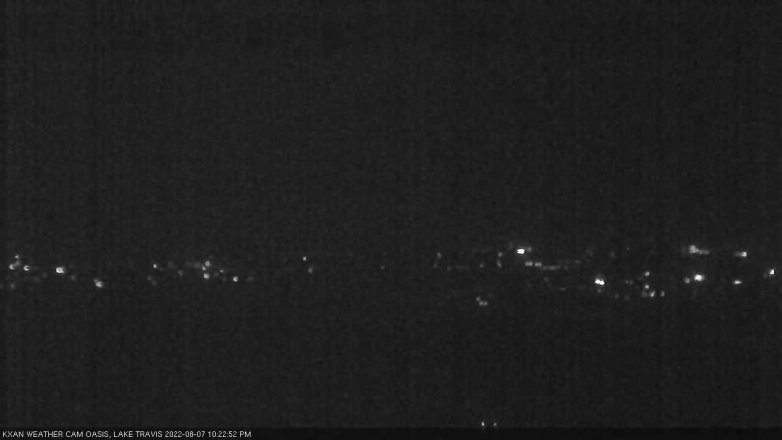 Lake Travis webcam, August 7, 2022 10:25 PM CT