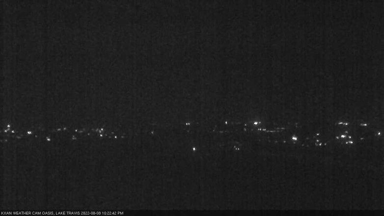 Lake Travis webcam, August 8, 2022 10:25 PM CT