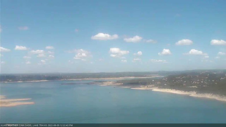 Lake Travis webcam, August 9, 2022 12:25 PM CT