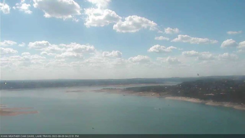Lake Travis webcam, August 9, 2022 4:25 PM CT