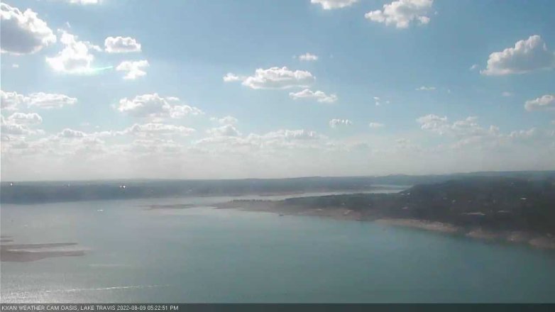 Lake Travis webcam, August 9, 2022 5:25 PM CT