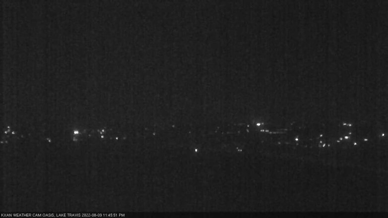 Lake Travis webcam, August 9, 2022 11:45 PM CT