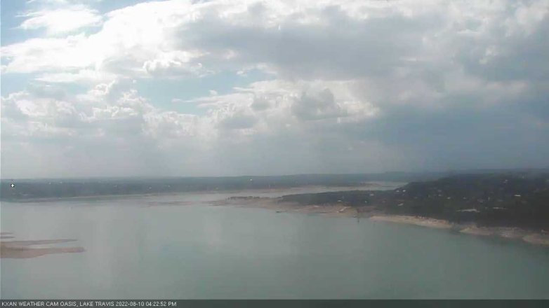 Lake Travis webcam, August 10, 2022 4:25 PM CT