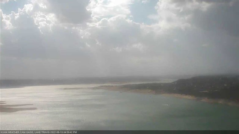 Lake Travis webcam, August 10, 2022 5:00 PM CT
