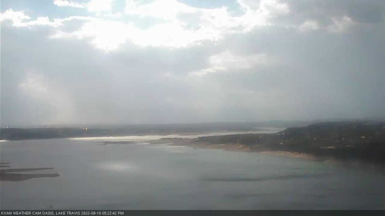 Lake Travis webcam, August 10, 2022 5:25 PM CT