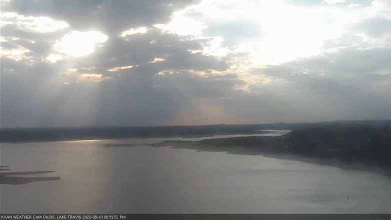 Lake Travis webcam, August 10, 2022 7:00 PM CT