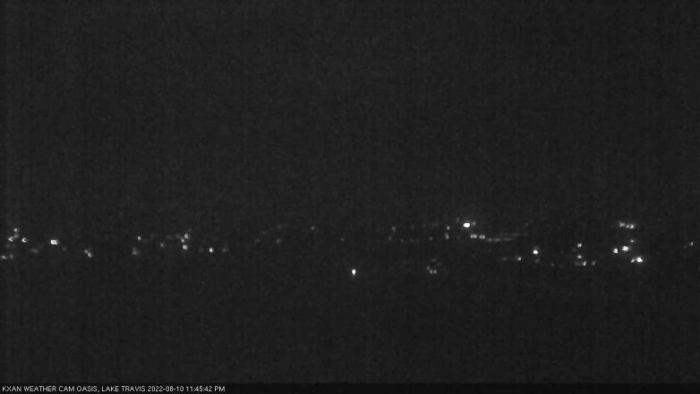 Lake Travis webcam, August 10, 2022 11:45 PM CT