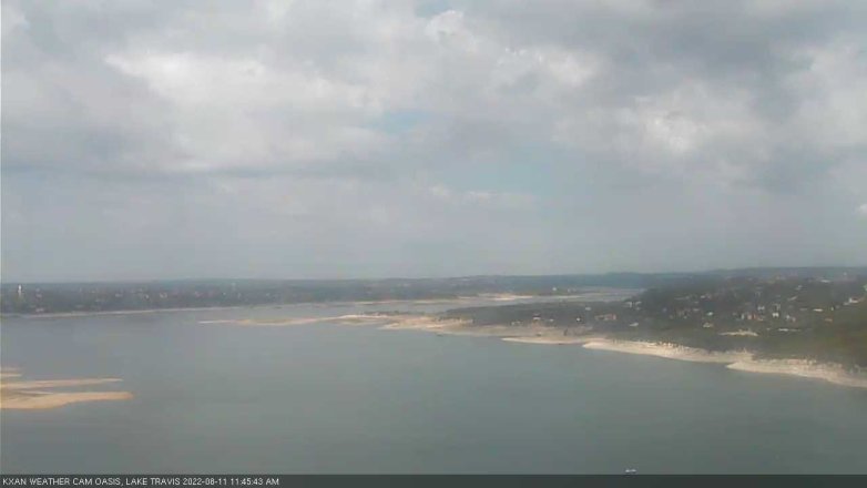 Lake Travis webcam, August 11, 2022 11:45 AM CT