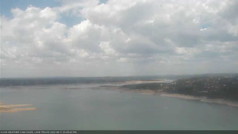 Lake Travis webcam, August 11, 2022 1:45 PM CT